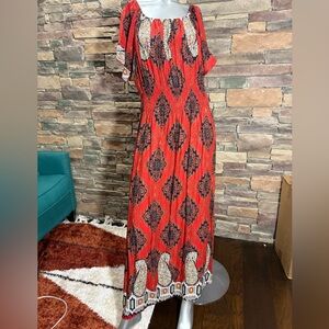 Kindred by Anthropologie Bohemian Style Maxi Dress Sz 3X